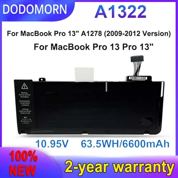DODOMORN Новый аккумулятор A1322 для MacBook Pro 13 