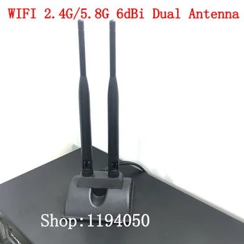 Двойная 2 Wi-Fi с высоким коэффициентом усиления 2,4 G/5,8 G 6dBi Двухдиапазонная всенаправленная антенна 6DB
