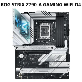 Материнская плата ASUS ROG STRIX Z790-A GAMING WIFI 6E D4 LGA1700 Intel 13th & 12th Gen ATX Gaming, 16 + 1 Каскад питания, DDR4, 4xM.2 слота,