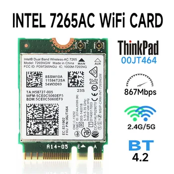 Новый Intel 7265AC 2,4 ГГц 5 ГГц беспроводной-AC 7265 802.11ac 867M BT4.0 04X6030 00JT464 T450 X250 Linux/Win7/Win8/Win10/AP
